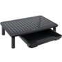 TooQ Soporte Monitor TQMR087 Elevador Multiusos Portátil Cajón Negro hasta 20kg Ergonómico